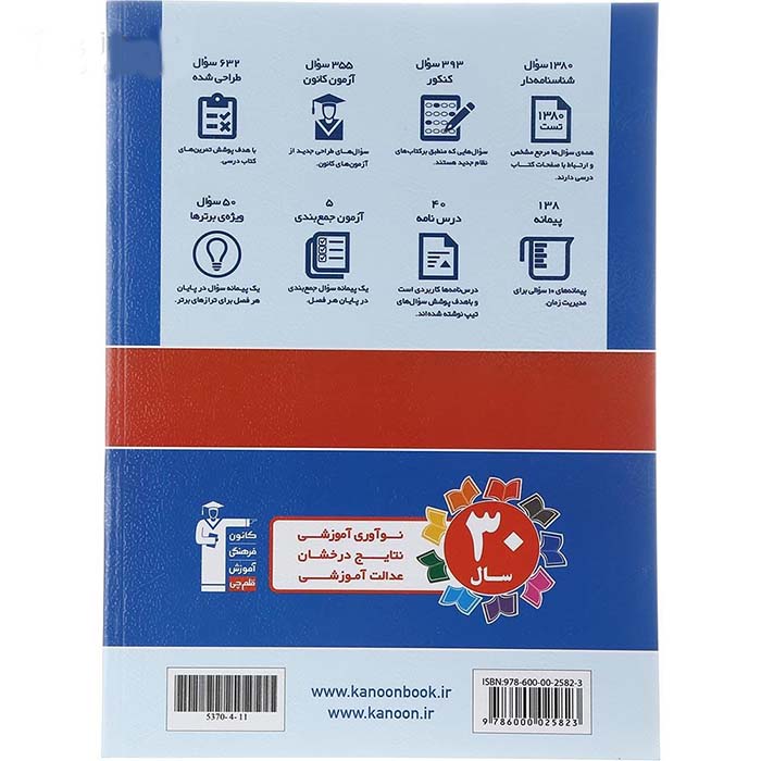 کتاب حسابان یازدهم طبقه بندی شده آبی قلم چی - تصویر 2