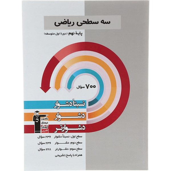 کتاب سه سطحی ریاضی نهم قلم چی-ویتامین کتاب